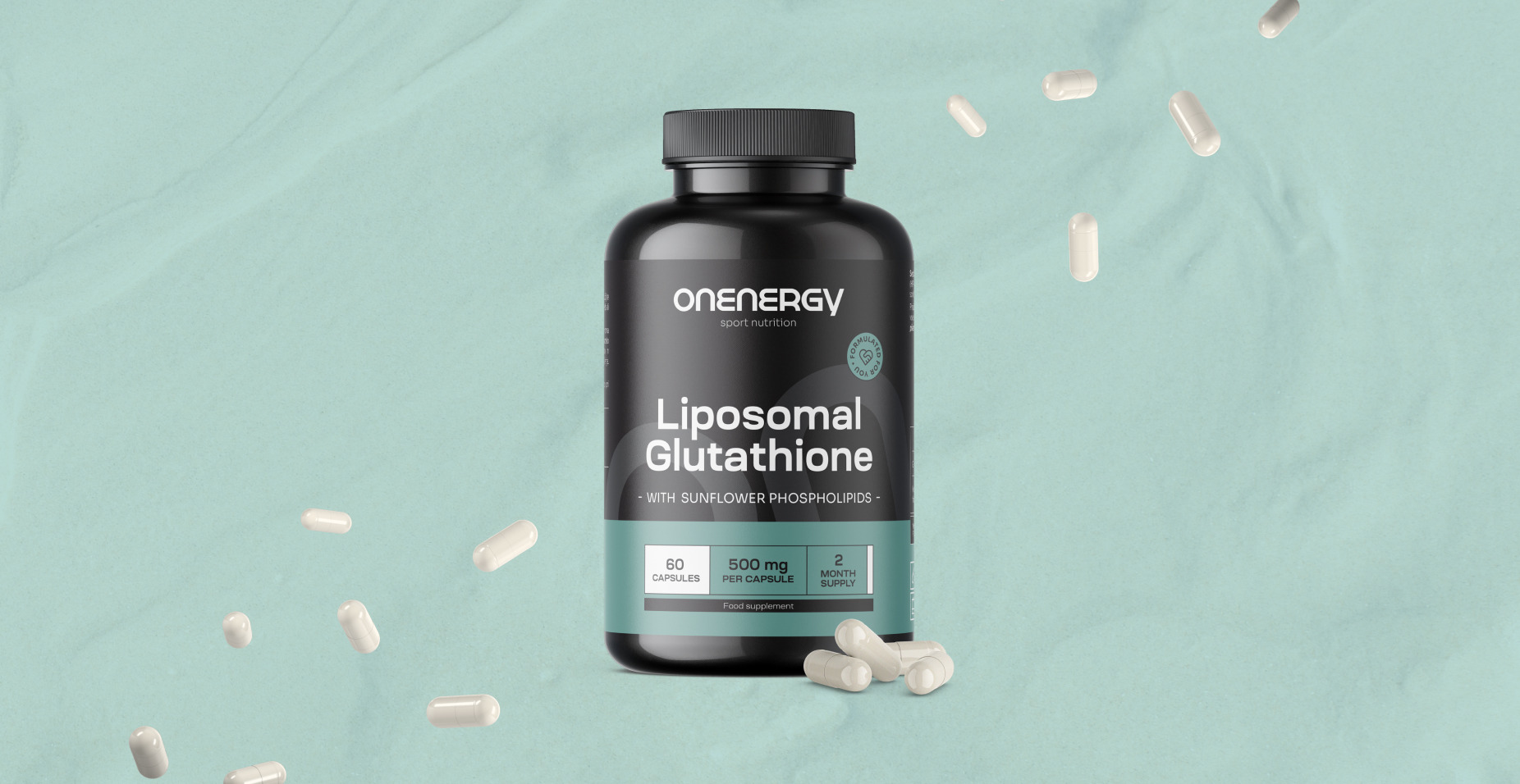 Liposomaal glutathion 500 mg