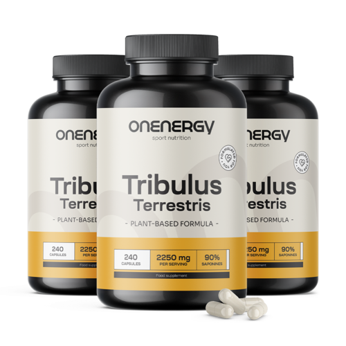 3x Gewone Tribulus 2250 mg, totaal 720 capsules