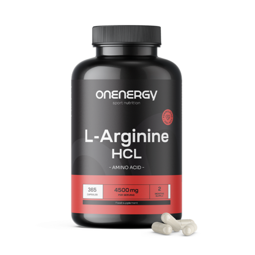 L-arginine HCL 4500 mg, 365 capsules