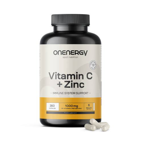 Vitamine C + zink, 360 capsules