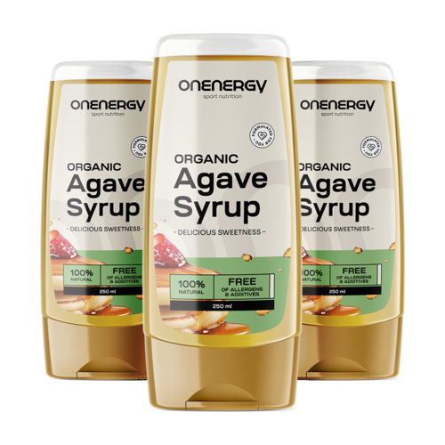 3x BIO Agavesiroop, totaal 750 ml