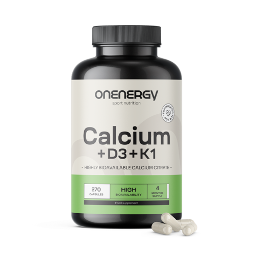 Calcium + Vitamine D3 en K1, 270 capsules
