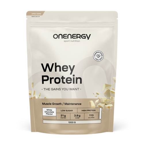 Weiproteïne – witte chocolade, 1000 g
