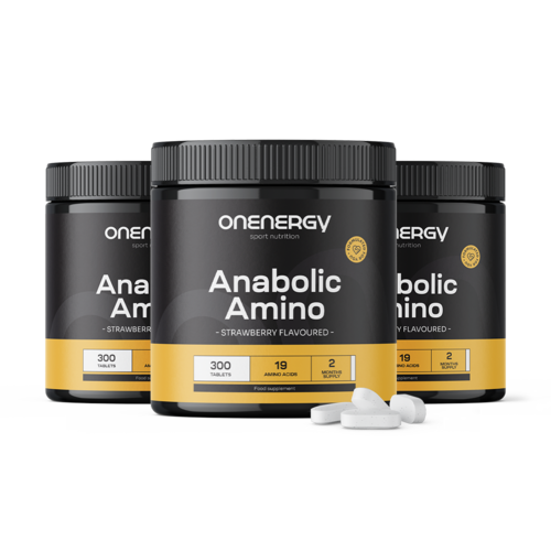 3x Anabolic Amino – complex van anabole aminozuren, totaal 900 tabletten