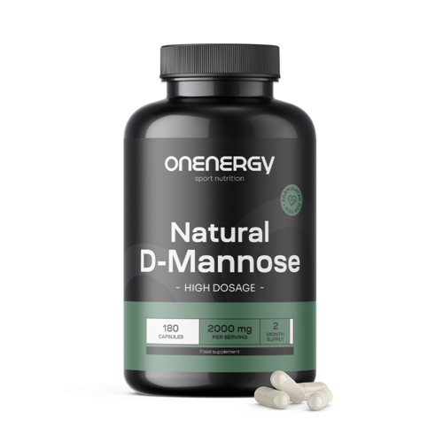 Natuurlijke D-mannose 2000 mg, 180 capsules