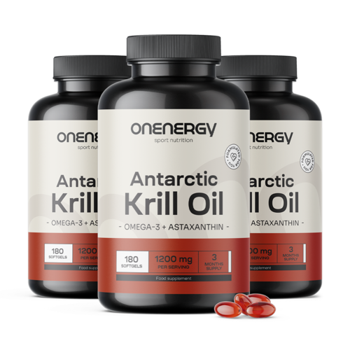 3x Krillolie 1200 mg, totaal 540 zachte capsules