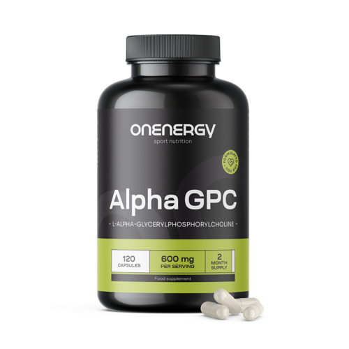Alpha GPC 600 mg, 120 capsules
