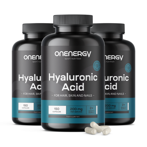 3x Hyaluronzuur 200 mg, totaal 450 capsules