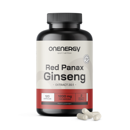 Red Panax Ginseng – extract van rode ginseng 1200 mg, 120 capsules