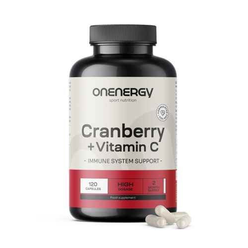 Cranberry-extract met vitamine C, 120 capsules