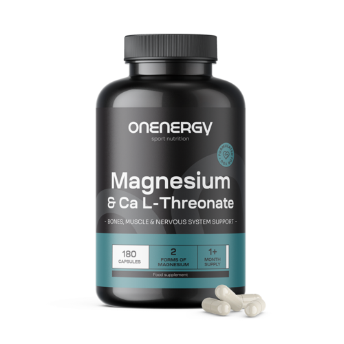Magnesium + Calcium L-threonaat, 180 capsules