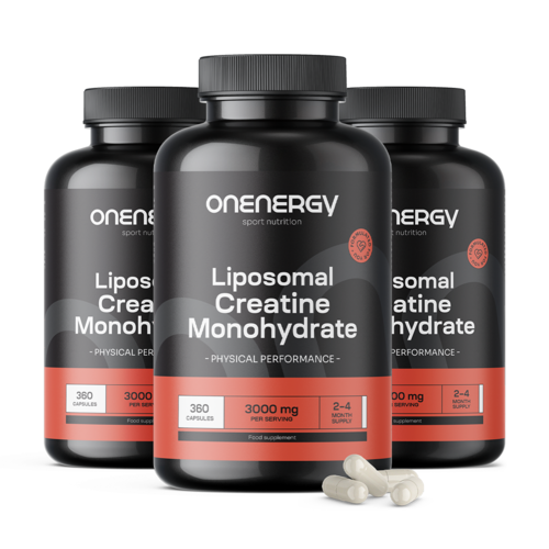 3x Liposomaal creatine monohydraat 3000 mg, totaal 1080 capsules