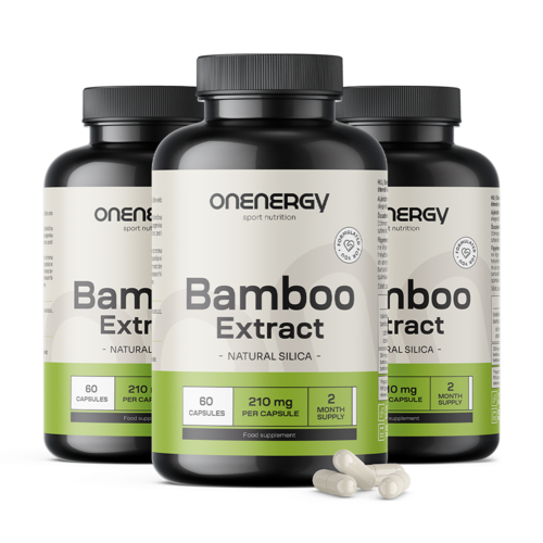 3x Bamboe-extract 15:1 – natuurlijk silicium, totaal 180 capsules