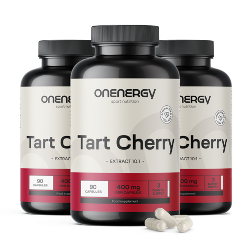 3x Montmorency-kers 4000 mg – extract 10:1, totaal 270 capsules