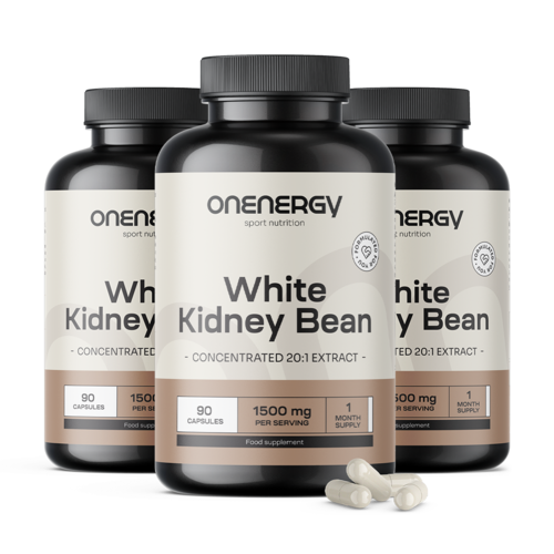 3x Witte bonen – extract 20:1, totaal 270 capsules