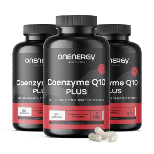 3x Co-enzym Q10 Plus, totaal 270 capsules
