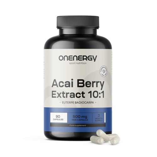 Açaí-bessen – extract 10:1, 90 capsules