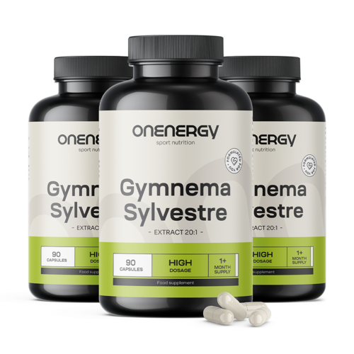3x Gurmar (Gymnema Sylvestre) – extract 20:1, totaal 270 capsules