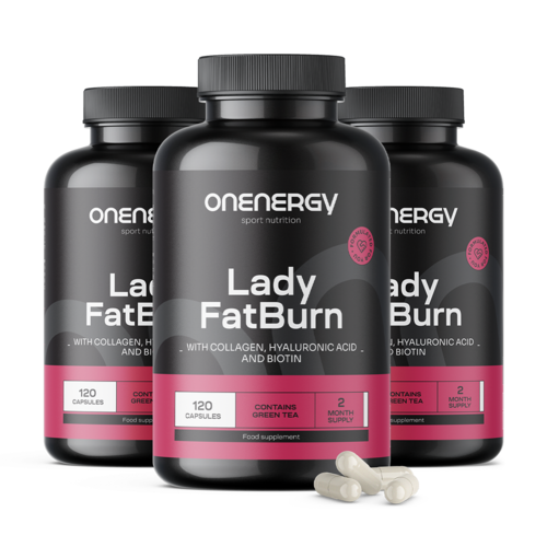 3x Lady FatBurn, totaal 360 capsules