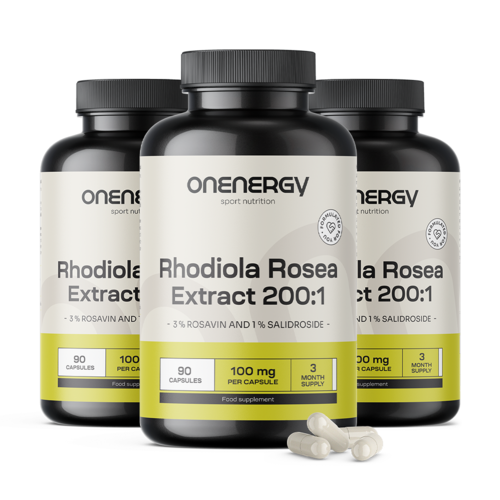3x Rozenwortel – extract 200:1, totaal 270 capsules