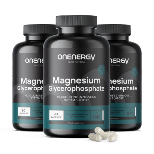 3x Magnesiumglycerofosfaat, totaal 270 capsules