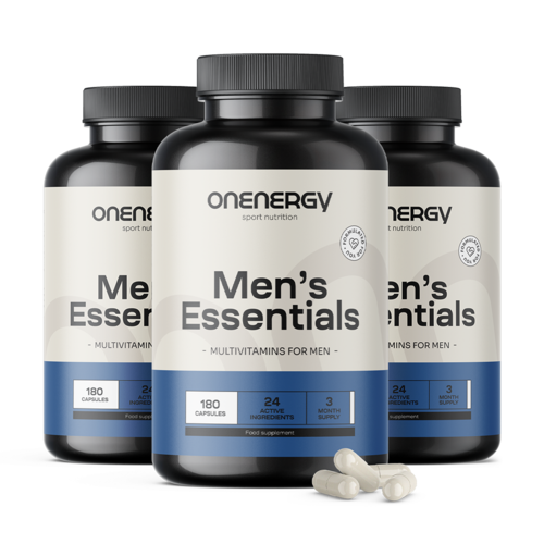 3x Men’s Essentials – multivitamines voor mannen, totaal 540 capsules